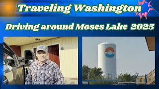 Driving around Moses Lake. Travel vlog. 2025