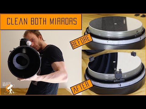 How to clean your telescope's mirrors [8" Newtonian Reflector]