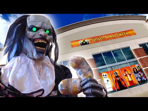 SPIRIT HALLOWEEN 2020 inside ABANDONED MC SPORTS MEDINA OHIO