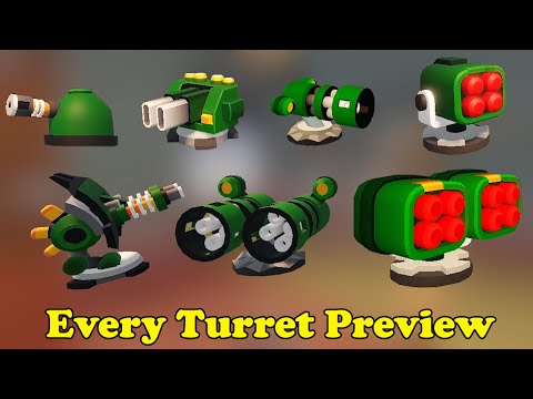 Every Turret Explained Roblox Protect The House From Monsters-Turret Preview