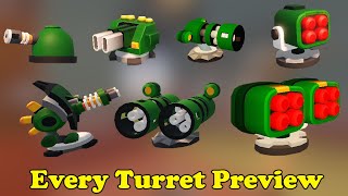 Every Turret Explained Roblox Protect The House From Monsters-Turret Preview