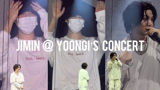 230429 Jimin goes to Yoongi concert + “focus on 