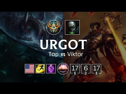 Urgot Top vs Viktor - NA Challenger Patch 8.23