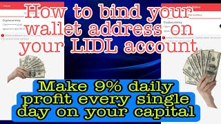 How to bind your wallet address on your LIDL account