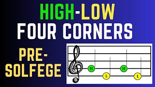 Download lagu Pre-Solfege Four Corners - High, Low (Colored Note Heads) mp3 Download lagu Pre-Solfege Four Corners - High, Low (Colored Note Heads) mp3