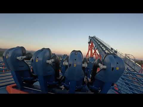 On-ride point of view of Scream!