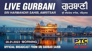 VR 360° | Live Telecast from Sachkhand Sri Harmandir Sahib Ji, Amritsar | 28.01.2023 | Morning