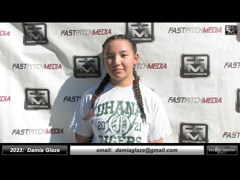 2023 Damia Riddell Glaze Athletic Catcher and Outfielder Softball Skills Video - Batbusters