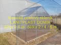 Záhradné skleníky Lanit Plast Domik 2,6x6 m PC 4 mm LG2564