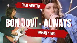 Bon Jovi – Always (Wembley 1995) Final Solo (Richie Sambora)