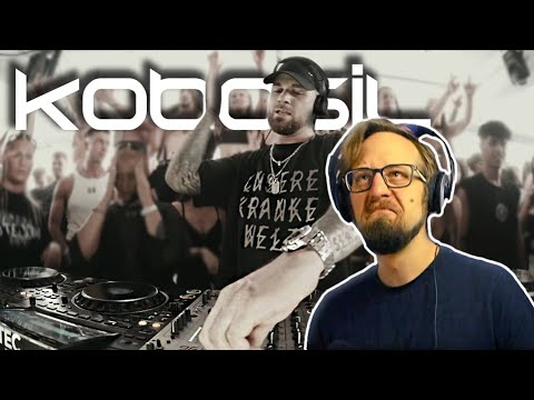INSANE Basa's reaction to KOBOSIL @ SWEATY GERMAN TECHNO RAVE (FULL SET)