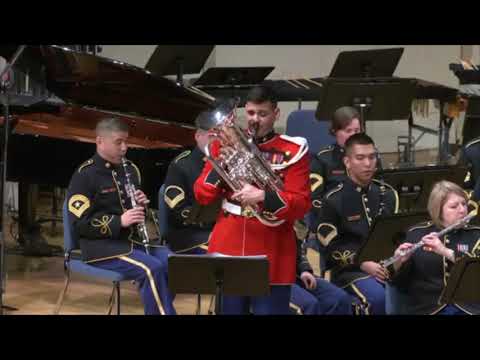 MVT I - Machine, from Kevin Day's Concerto for Euphonium and Wind Ensemble,  Hiram Diaz, soloist