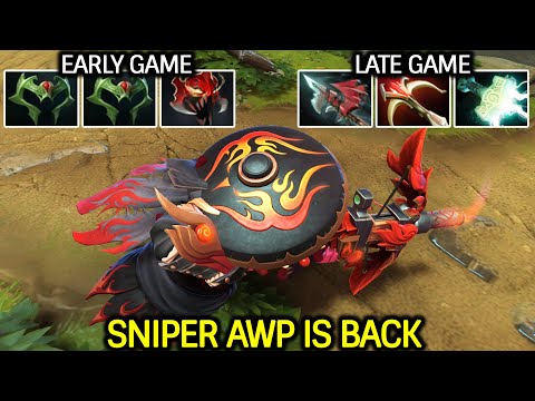 Sniper AWP is Back – Madness Attack Speed Build Dota 2