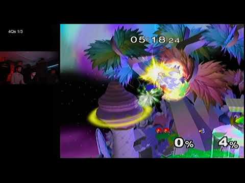 Deathgazer (Falco) vs Rey (Samus) - Four Quarters Melee #81
