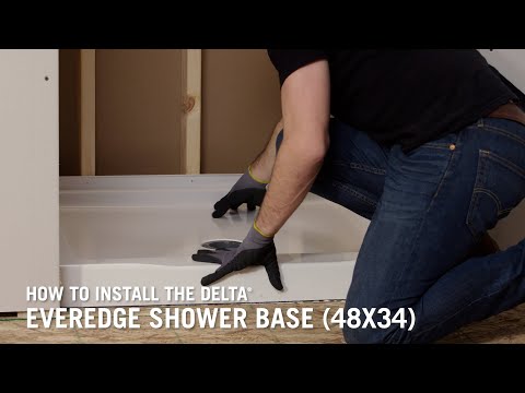 How to Install the Delta® EverEdge Shower Base (48x34)