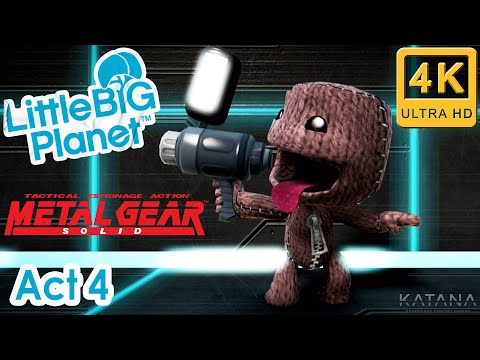 LittleBigPlanet Metal Gear Solid Pack Walkthrough | Act 4 | The Level Factory