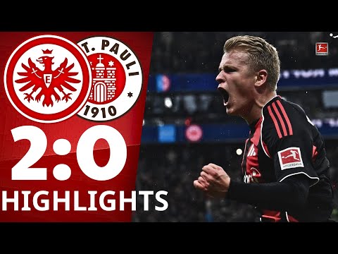 Eintracht Frankfurt - FC St. Pauli | 2:0 | Highlights | Bundesliga, 8. Spieltag 2025/26