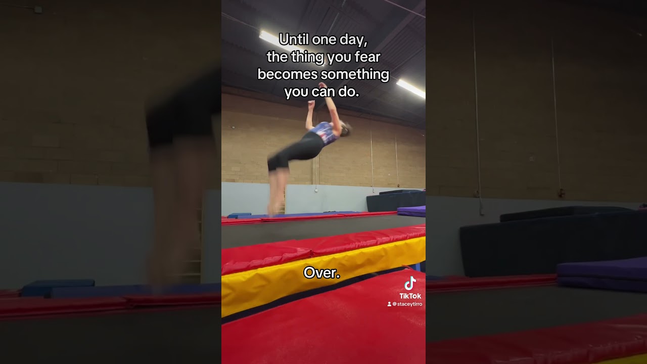 How to build skills through #fear. #breakthrough #thegeriatricgymnast