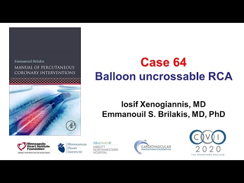 Case 64: PCI Manual - Balloon uncrossable lesion