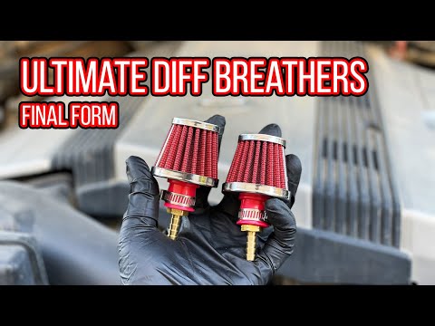 Budget extended breathers for differential, transfer case, and rear axle! (part 3) Land Cruiser 100