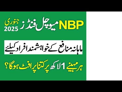 NBP Mutual Funds Profit Rates 2025 ll For Those Who Are Seeking Monthly Profit ll Profit On One Lac