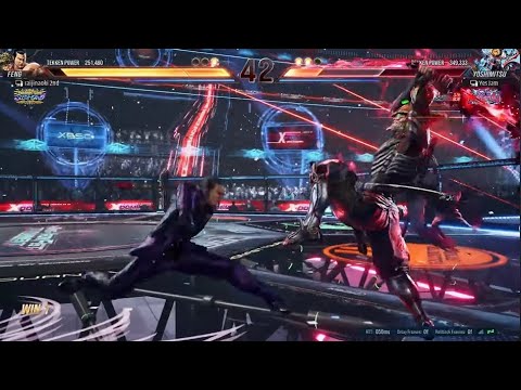 raijinaoki 2nd (feng) VS eyemusician (yoshimitsu) - Tekken 8 Rank Match