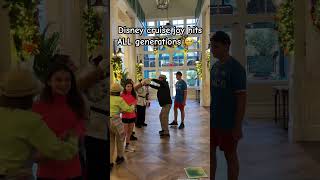 Nonno is the life of the party!! #disneycruise GrandparentGoals #FamilyTravel #nonno