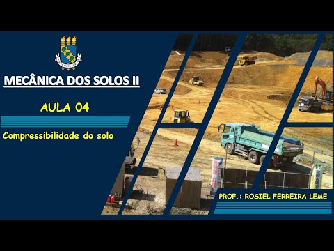 AULA 04   COMPRESSIBILIDADE DO SOLO