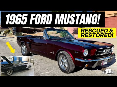 1965 Ford Mustang Convertible! FROM RUINS TO RESTORATION!