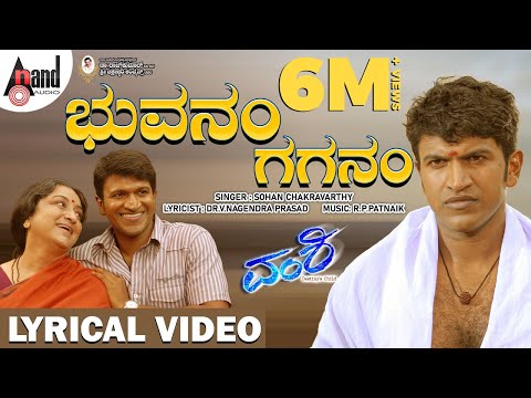Bhuvanam Gaganam Lyrical Video | Dr.Puneeth Rajkumar | Lakshmi | Nikita | V.Nagendra Prasad | Vamshi