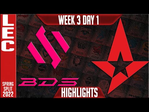 BDS vs AST Highlights | LEC Spring 2022 W3D1 | Team BDS vs Astralis