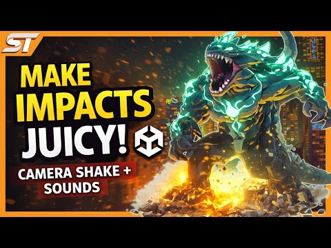 Make Game Impacts Feel JUICY (Camera Shake + Sound)