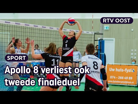 Kijk terug: De tweede finalewedstrijd van de volleybalsters van Apollo 8 tegen Sliedrecht Sport