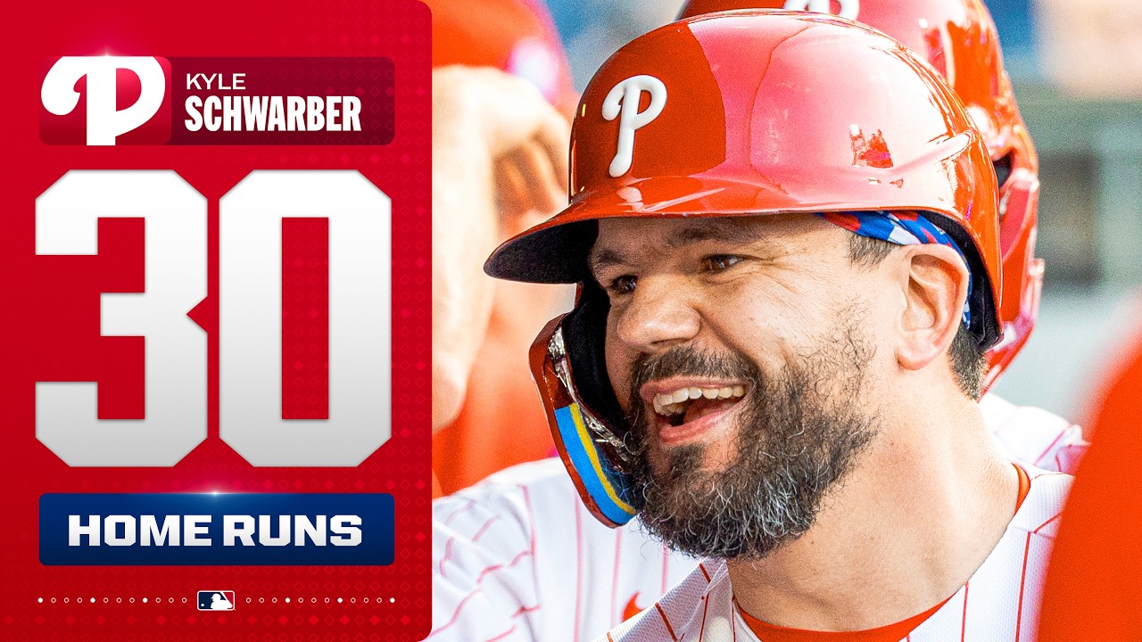 ALL 30 Kyle Schwarber homers in 2026 (so far) 🔔 | MLB Highlights