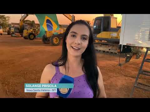 PREFEITO PAULINHO BORTOLINI INAUGURA O SETOR DE OBRAS EM NOVA SANTA HELENA