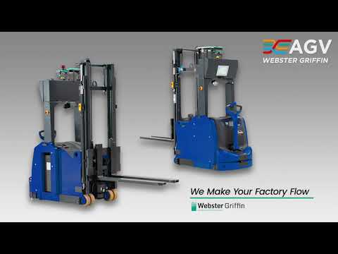 Coming soon: Webster Griffin's self driving forklift trucks.