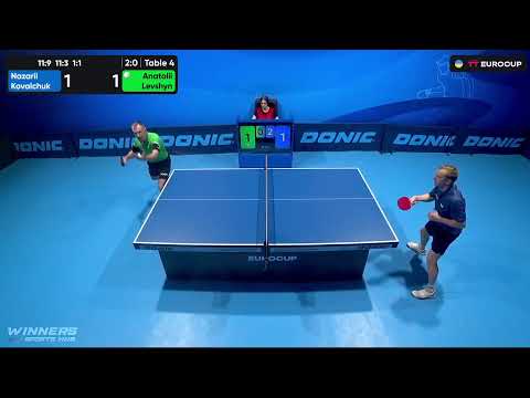 18:00 Nazarii Kovalchuk - Anatolii Levshyn 21.09.2023 TT Euro.Cup Ukraine Star. TABLE 4