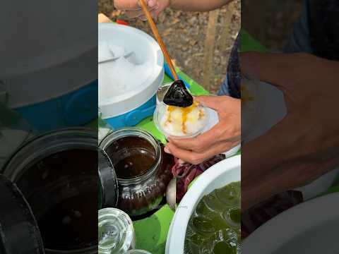 Natural Grass Jelly Dessert In Jakarta Indonesia
