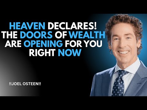 Heaven Has Released a Divine Announcement!!Your Faith Is the Key That Unlocks the Door!!Joel Osteen!