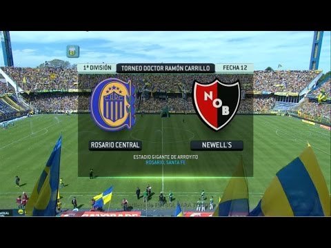 Fútbol en vivo. Central - Newell's. Fecha 12. Torneo Primera División 2014. FPT.