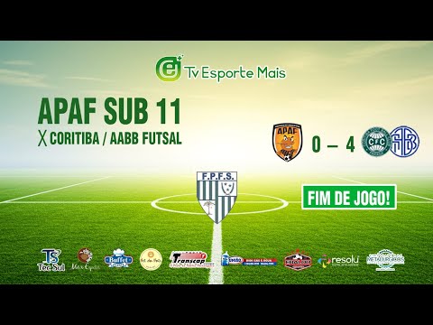 CORITIBA AABB 4 X 0 APAF FUTSAL SUB-11