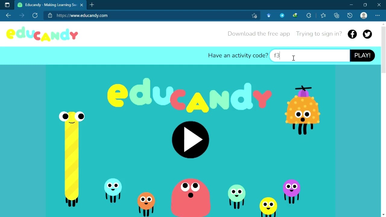 EDUCANDY TUTORIAL: HOW TO PLAY THE GAME USING THE UNIQUE CODE AND LINK ADDRESS