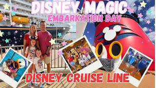 DISNEY CRUISE LINE. EMBARKATION DAY. DISNEY MAGIC. FAMILY VLOG.