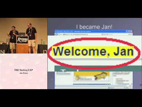 DEF CON 16 Hacking Conference Presentation By Joe Cicero - Hacking ESP - Video and Slides