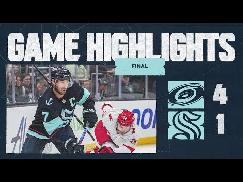 Seattle Kraken vs Carolina Hurricanes | 10/26 Game Highlights