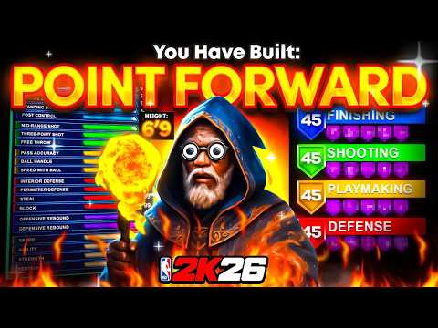 *NEW* ISO 6'9 POINT FORWARD build is DESTROYING COMP STAGE GAURDS on NBA2K26 BEST 6'9 ISO BUILD