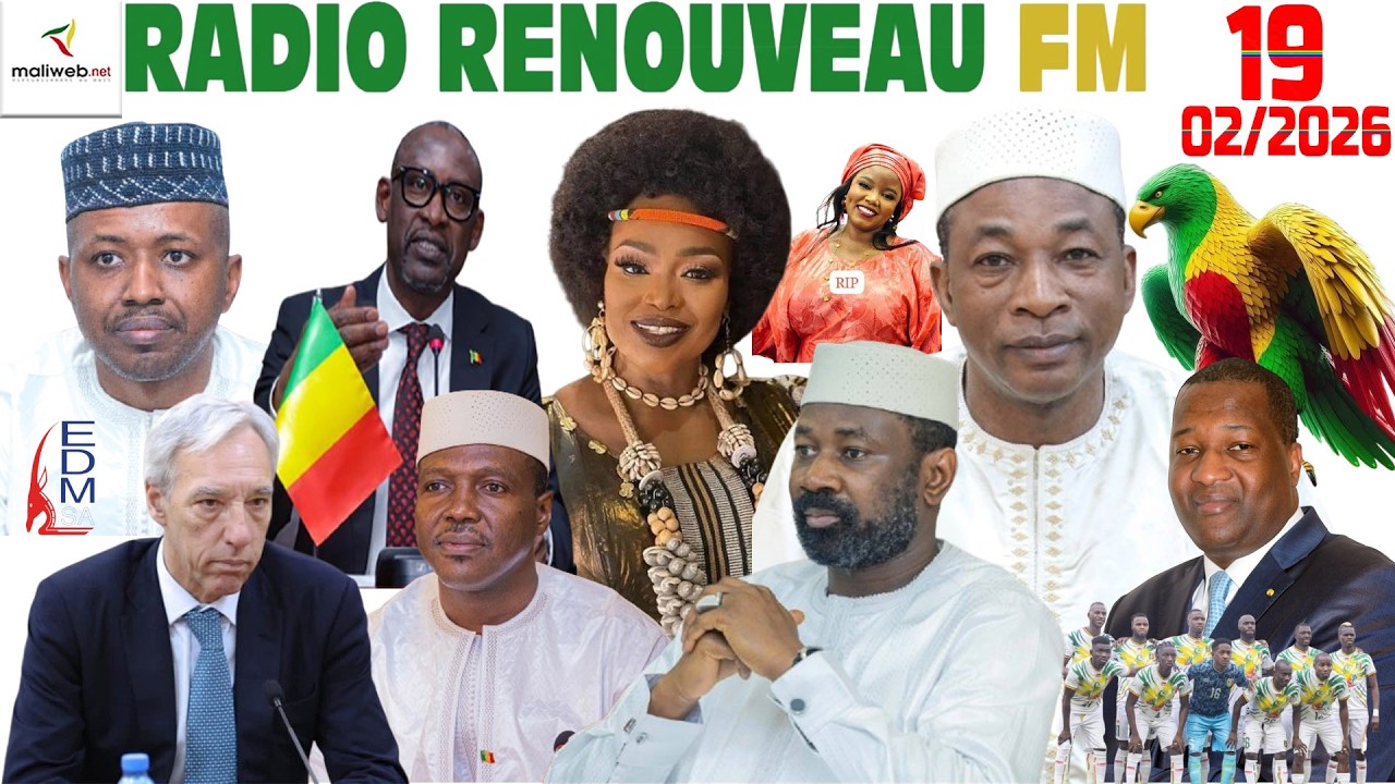 La Revue de Presse de la RADIO RENOUVEAU FM du 19 Février 2026