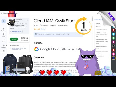 Cloud IAM: Qwik Start  #2025 | #GSP064 |#qwiklabs |#Solution