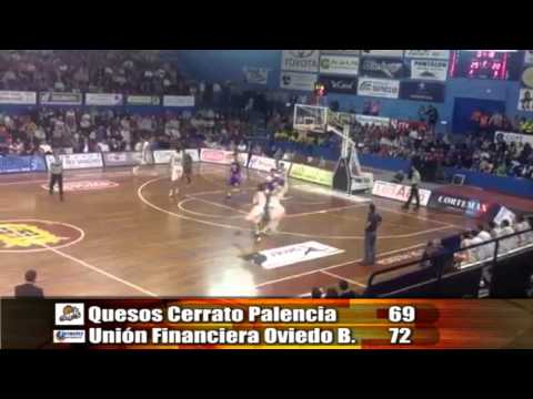 Resumen Quesos Cerrato Palencia - Oviedo Baloncesto, jornada 3 Adecco Oro 2013/2014