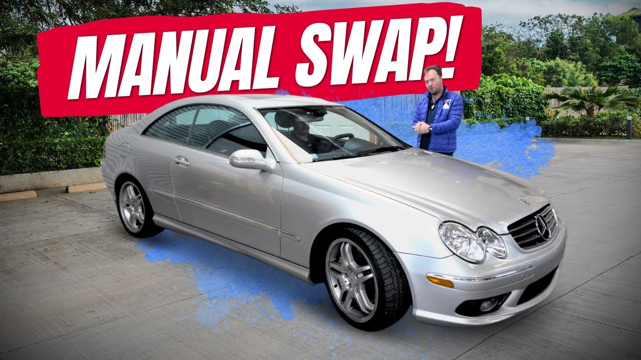 We’re manual swapping a Mercedes AMG!
